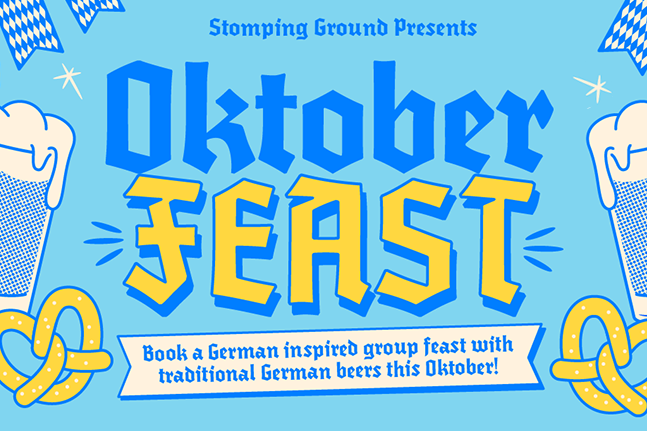 Book an Oktoberfeast this Oktober!