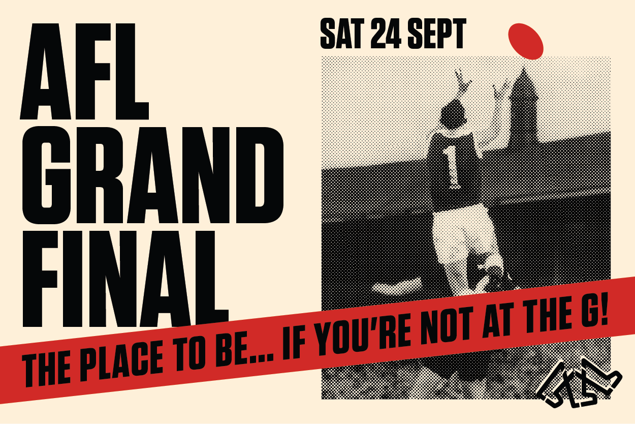 AFL Grand Final at Stomping Ground