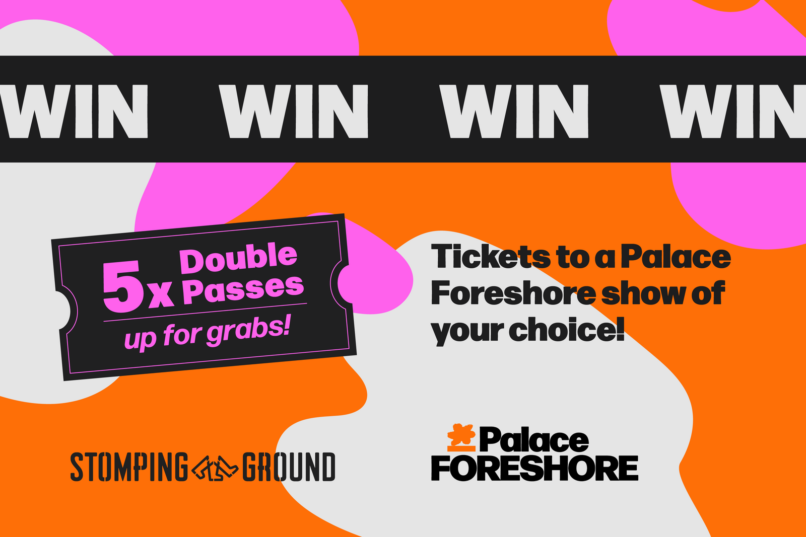 WIN One Of 5 x Palace Foreshore Double Passes