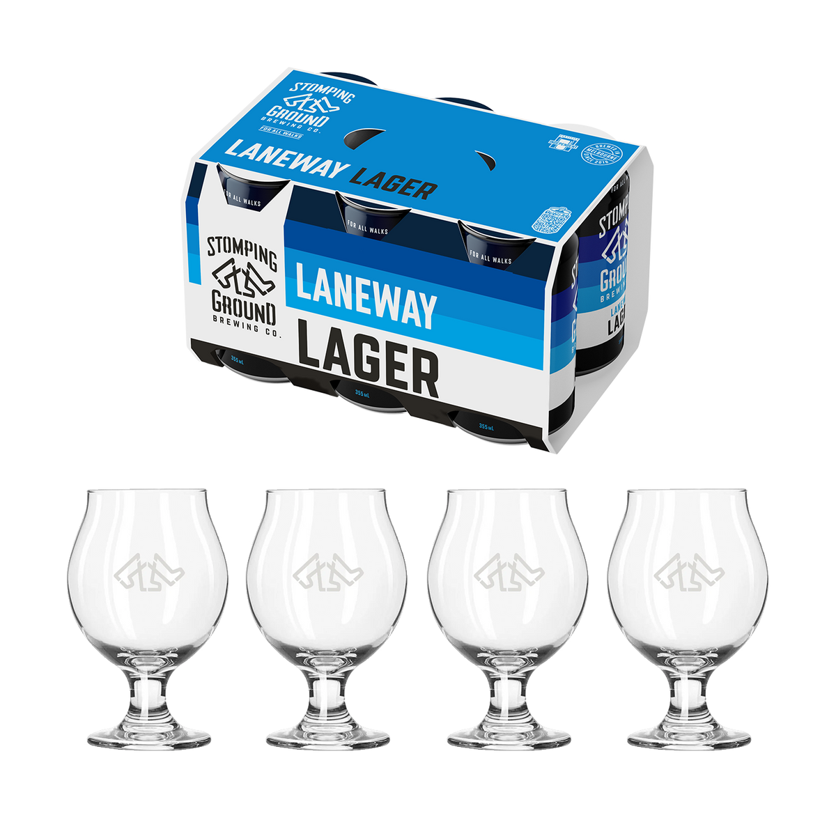 Beer &amp; Glassware Packs [Stripes Range] – Black Friday Deal