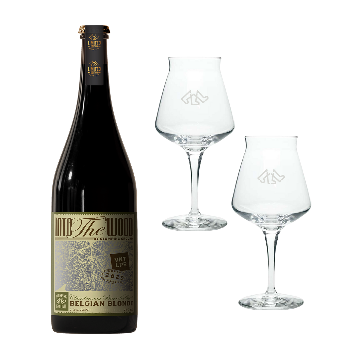 Into The 'Wood + Teku Glass Gift pack