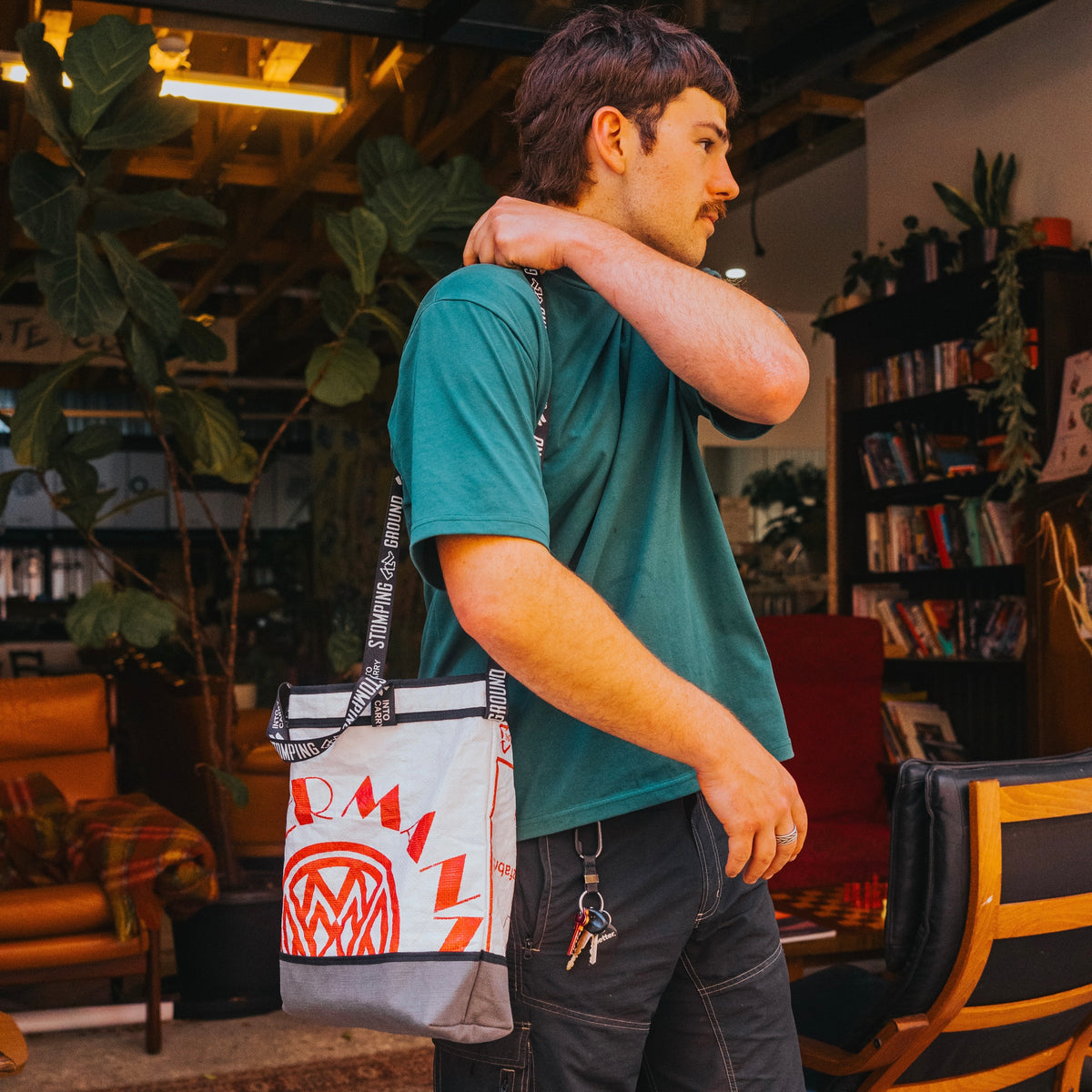 Into Carry X Stomping Ground Recycled Tote Bag