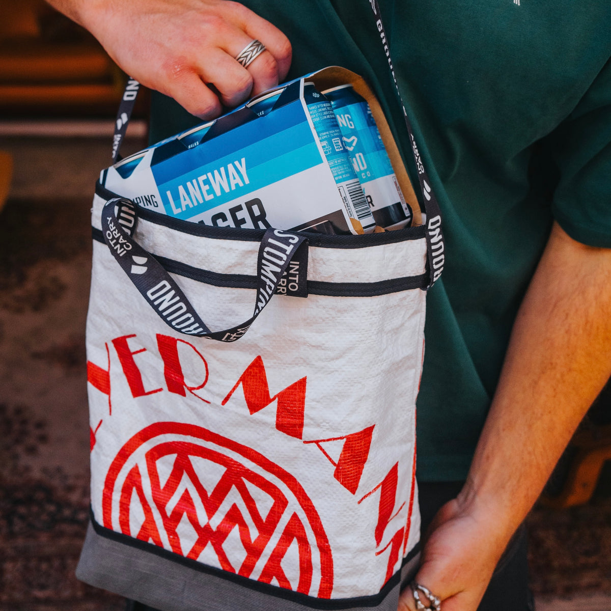 Into Carry X Stomping Ground Recycled Tote Bag